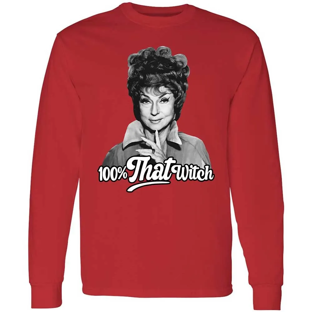 Long Sleeve T-Shirt - RB4QCMXB - Red - 11