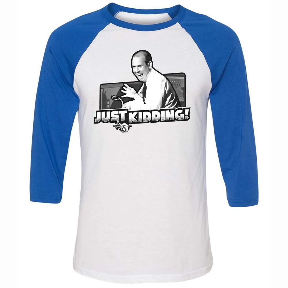Unisex 3/4 Baseball Tee - WBJSX8QG - White/True Royal - 10