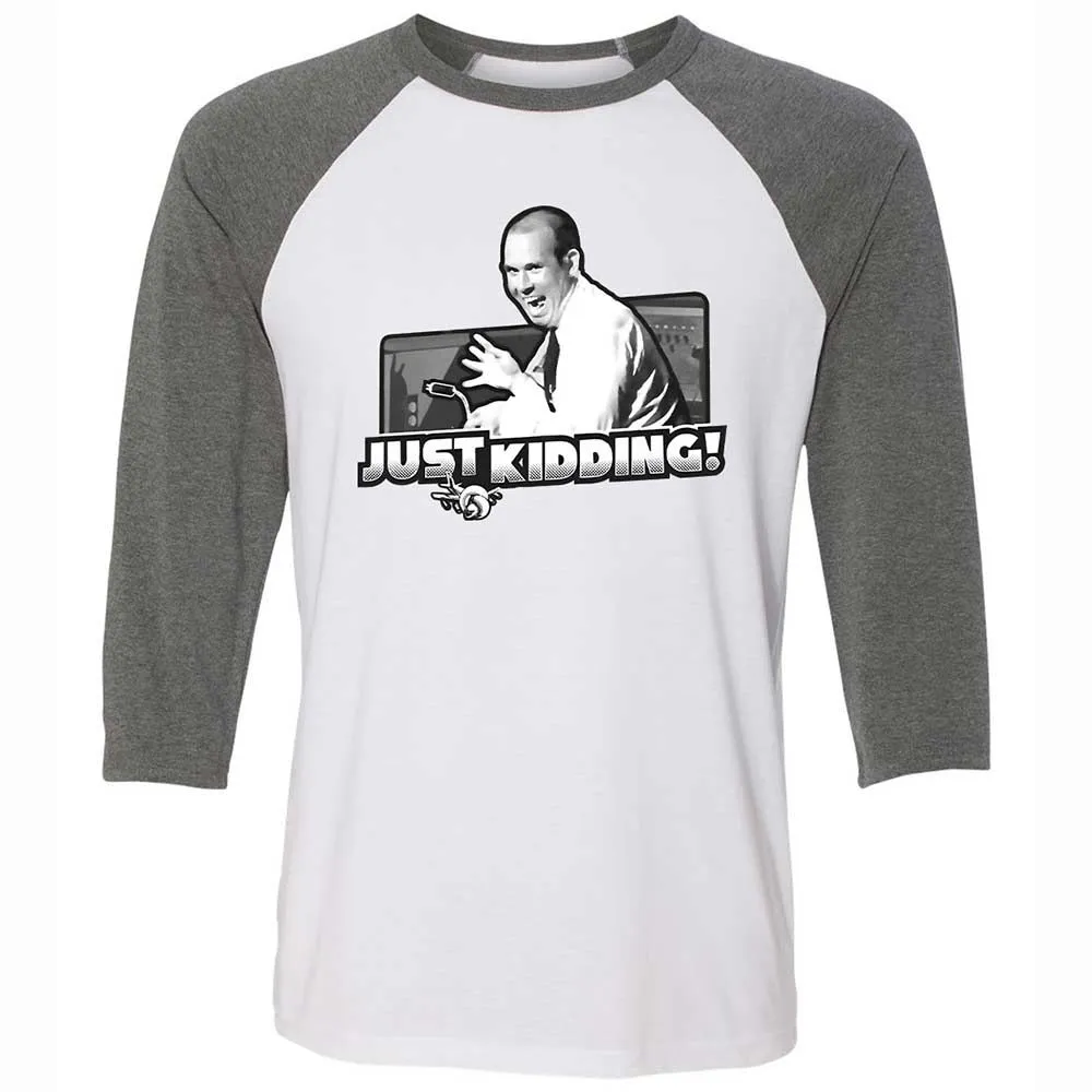 Unisex 3/4 Baseball Tee - WBJSX8QG - White/Deep Heather - 11