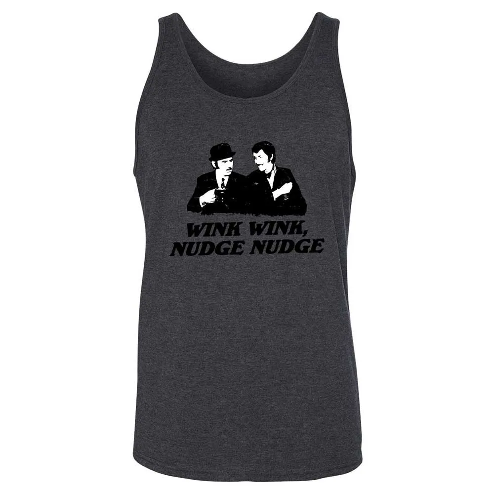 Wink Wink, Nudge Nudge - Dark Grey Heather - 10