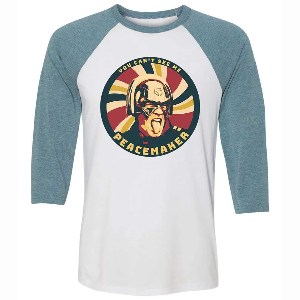 Unisex 3/4 Baseball Tee - X81EBWEV - White/Denim - 3