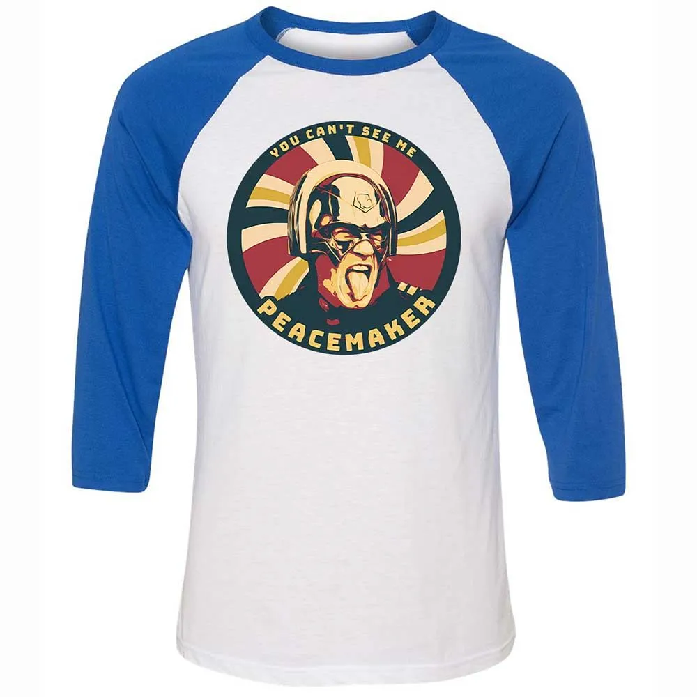 Unisex 3/4 Baseball Tee - X81EBWEV - White/True Royal - 10