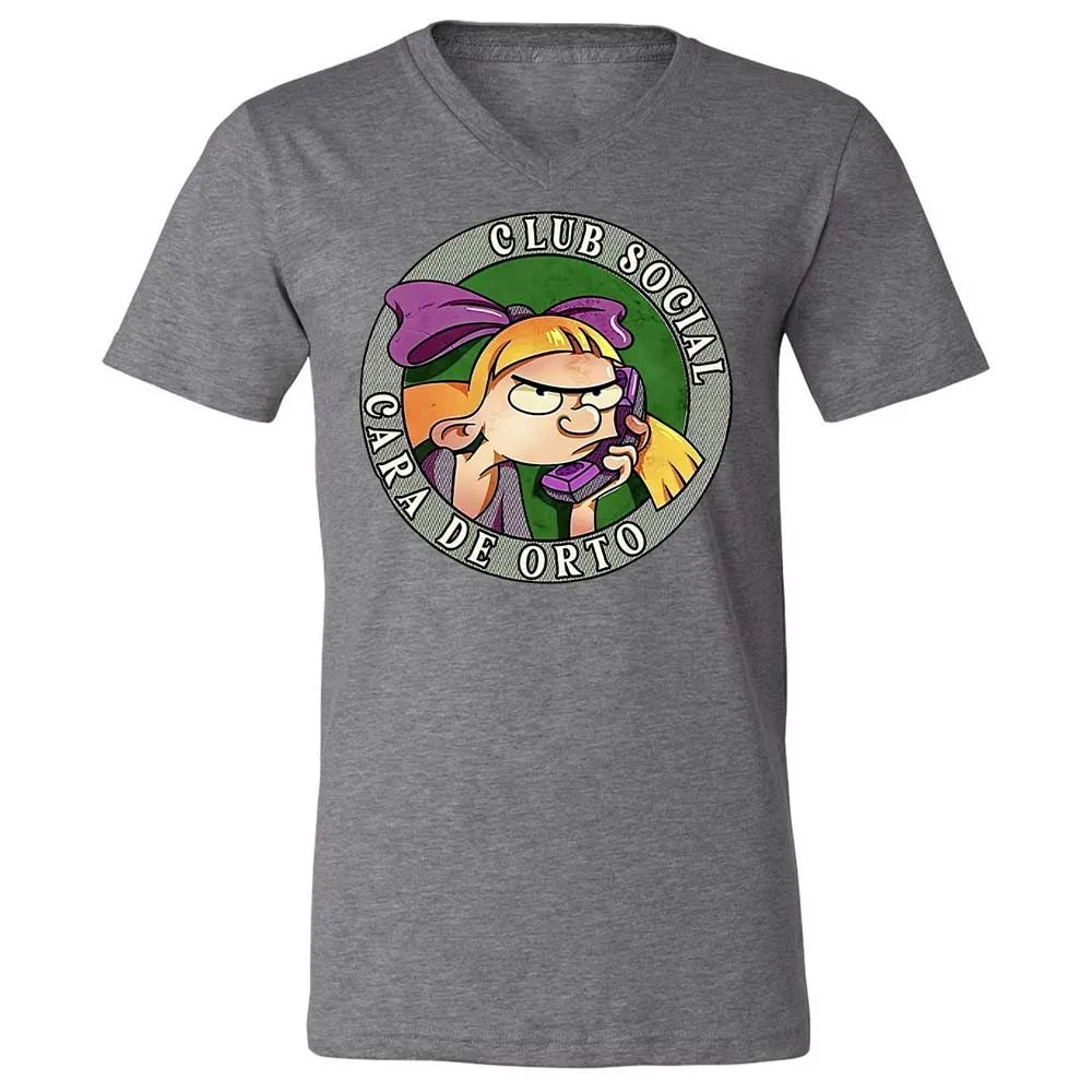 Unisex V-Neck T-Shirt - 359HZ5WF - Deep Heather - 9