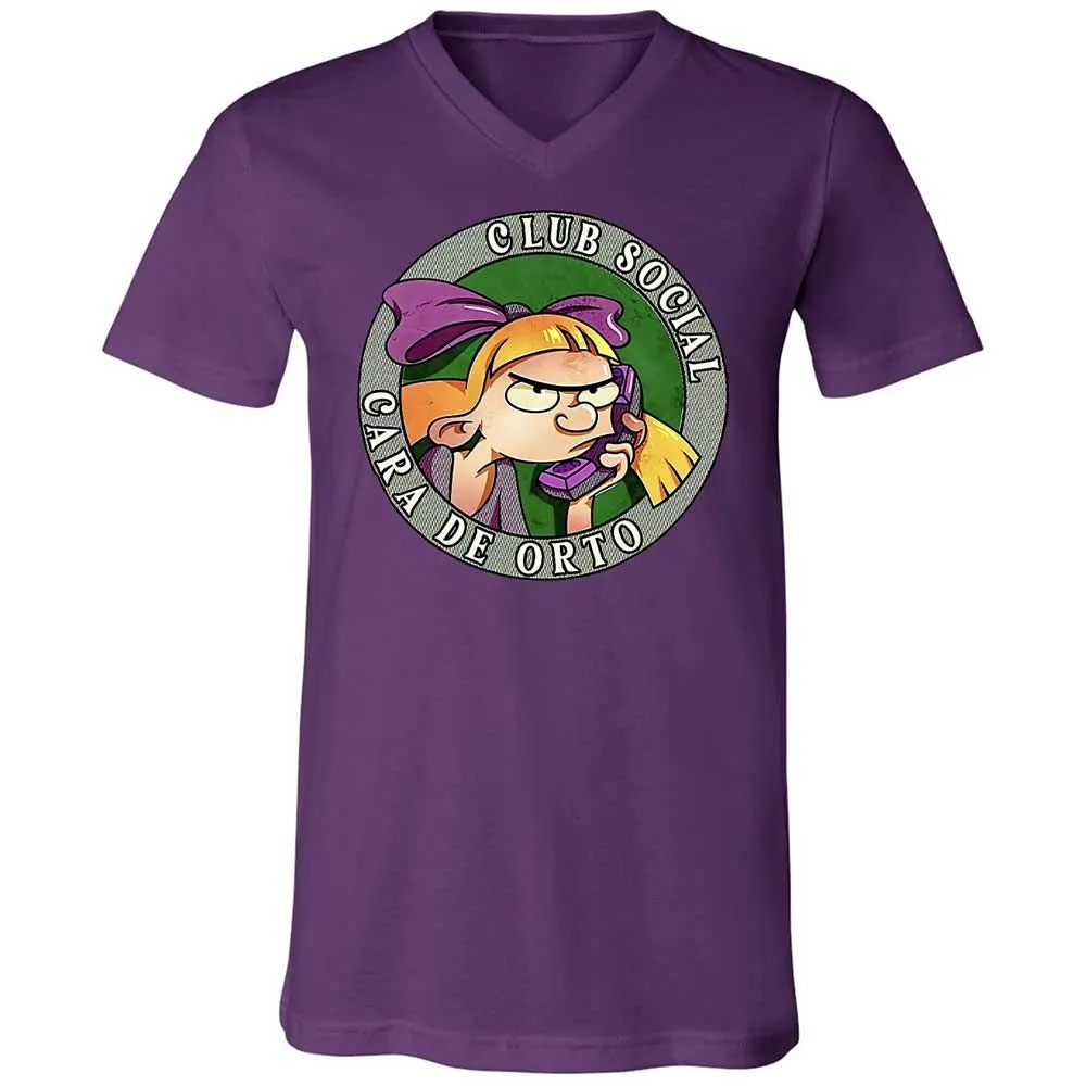Unisex V-Neck T-Shirt - 359HZ5WF - Team Purple - 10