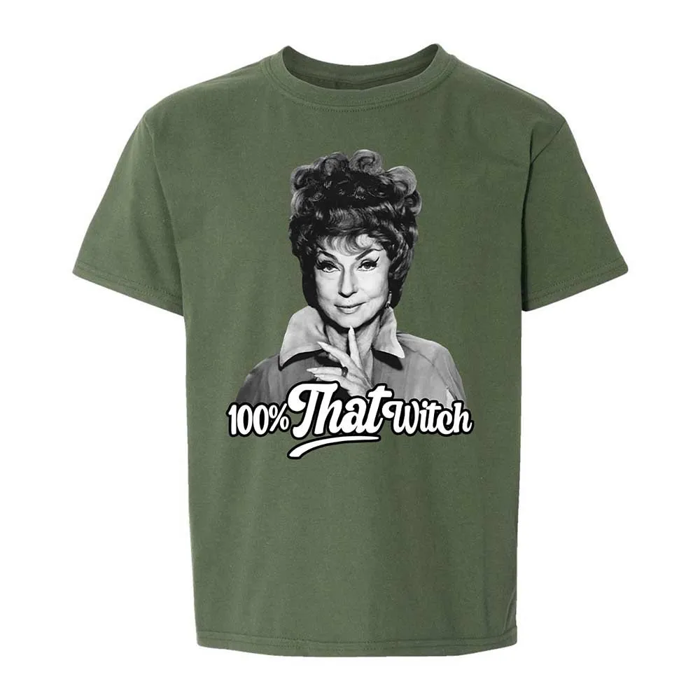 Kids T-Shirt - 829D6HWL - Military Green - 19
