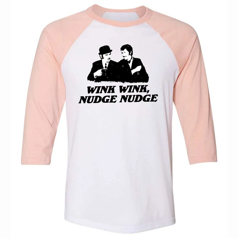 Wink Wink, Nudge Nudge - White/Heather Peach - 5
