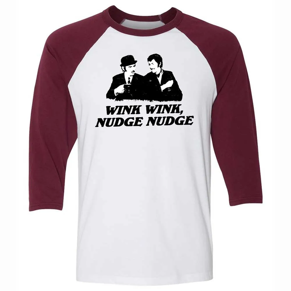 Wink Wink, Nudge Nudge - White/Maroon - 7