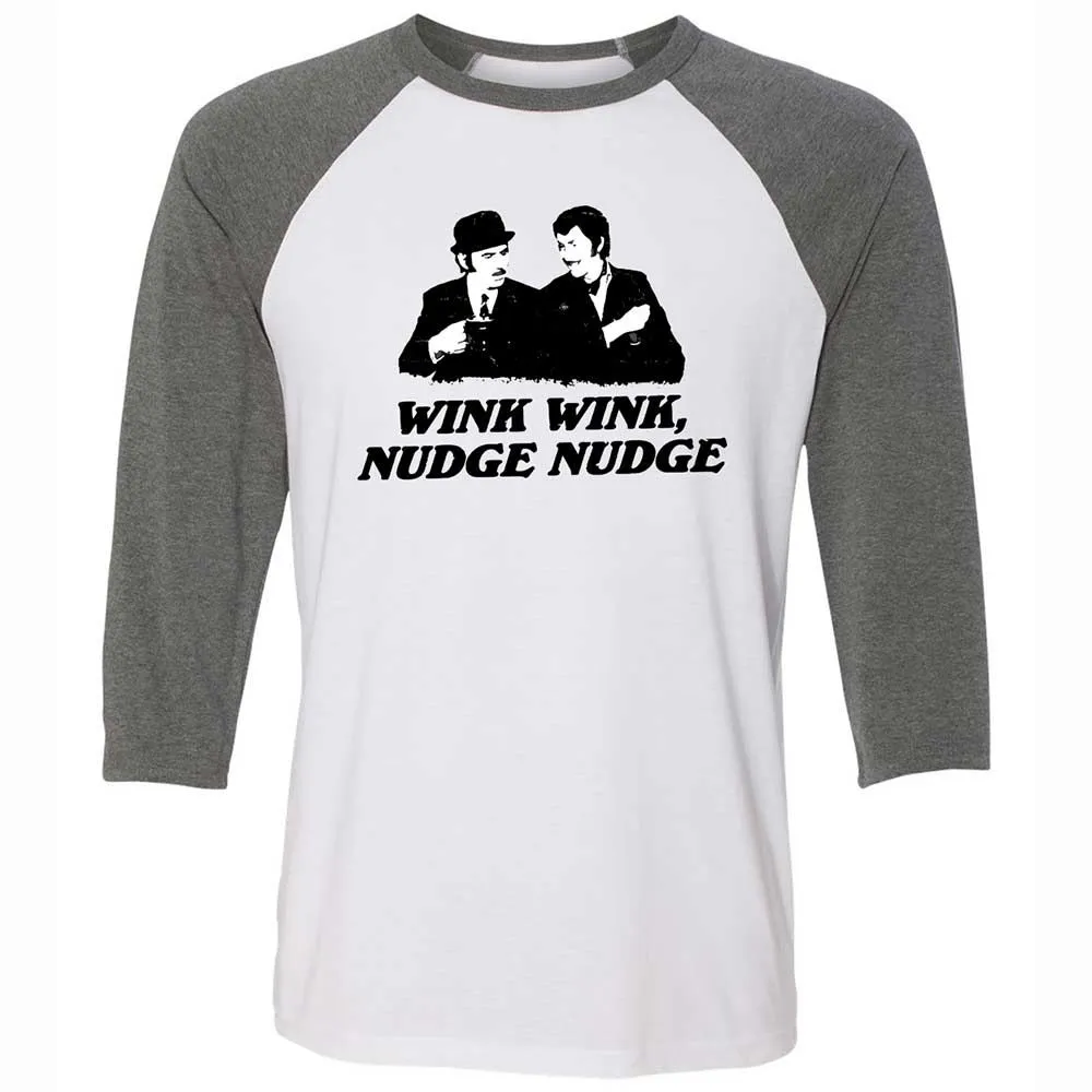 Wink Wink, Nudge Nudge - White/Deep Heather - 11