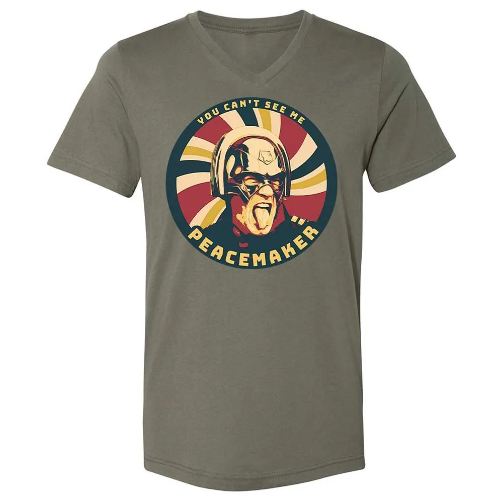 Unisex V-Neck T-Shirt - L3VE94GB - Military Green - 11