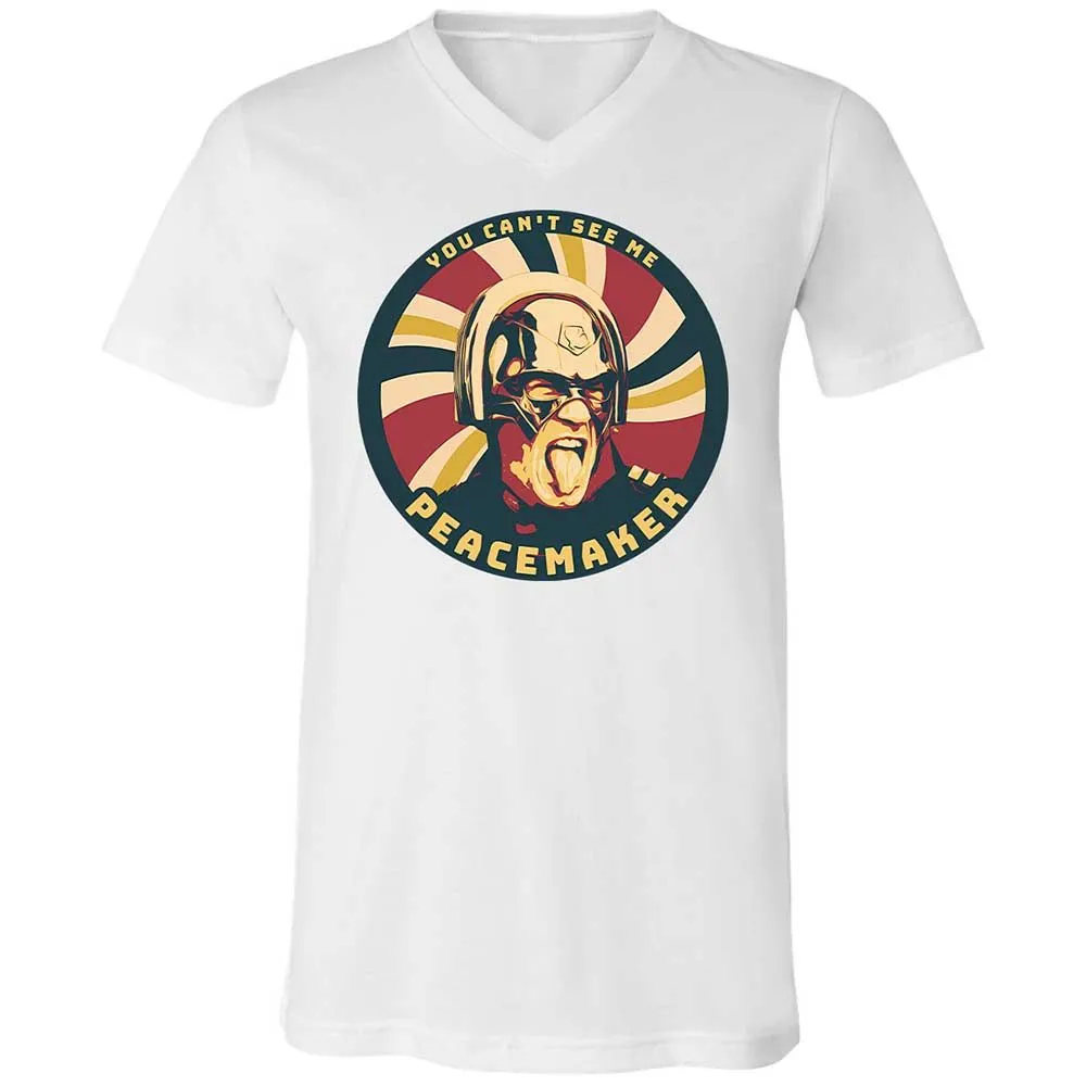 Unisex V-Neck T-Shirt - L3VE94GB - White - 16