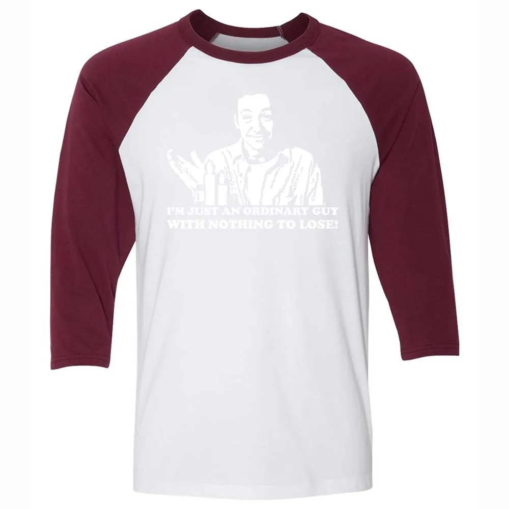 Unisex 3/4 Baseball Tee - DV3VQNZ7 - White/Maroon - 7