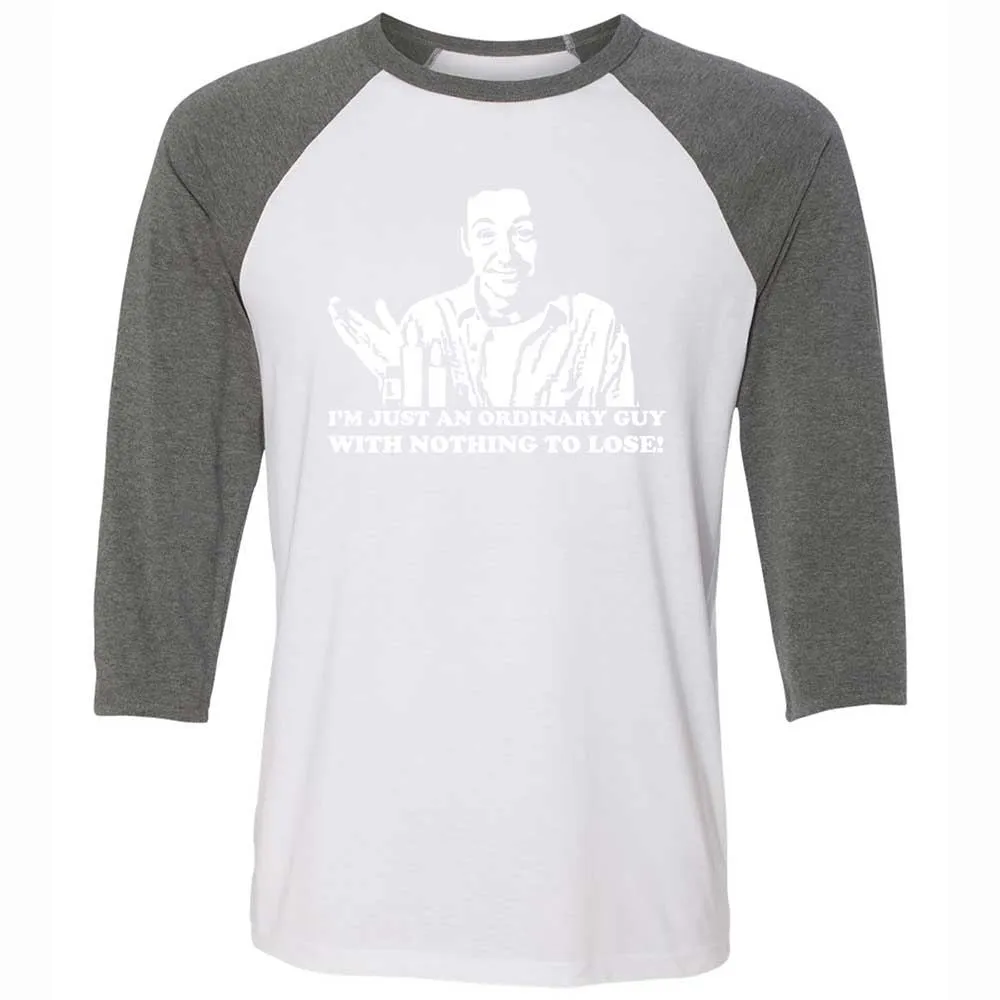 Unisex 3/4 Baseball Tee - DV3VQNZ7 - White/Deep Heather - 11