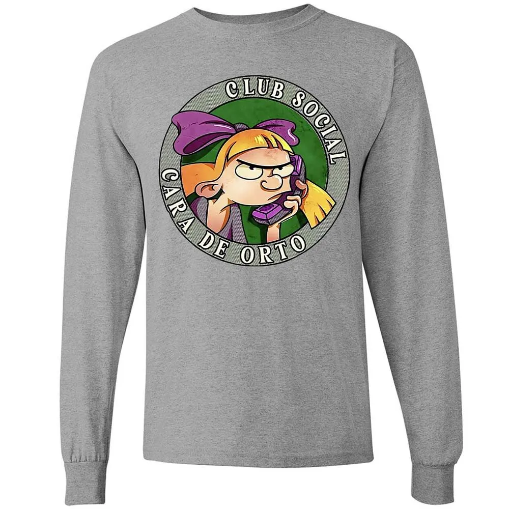 Long Sleeve T-Shirt - F1PJQCW7 - Sport Grey - 3
