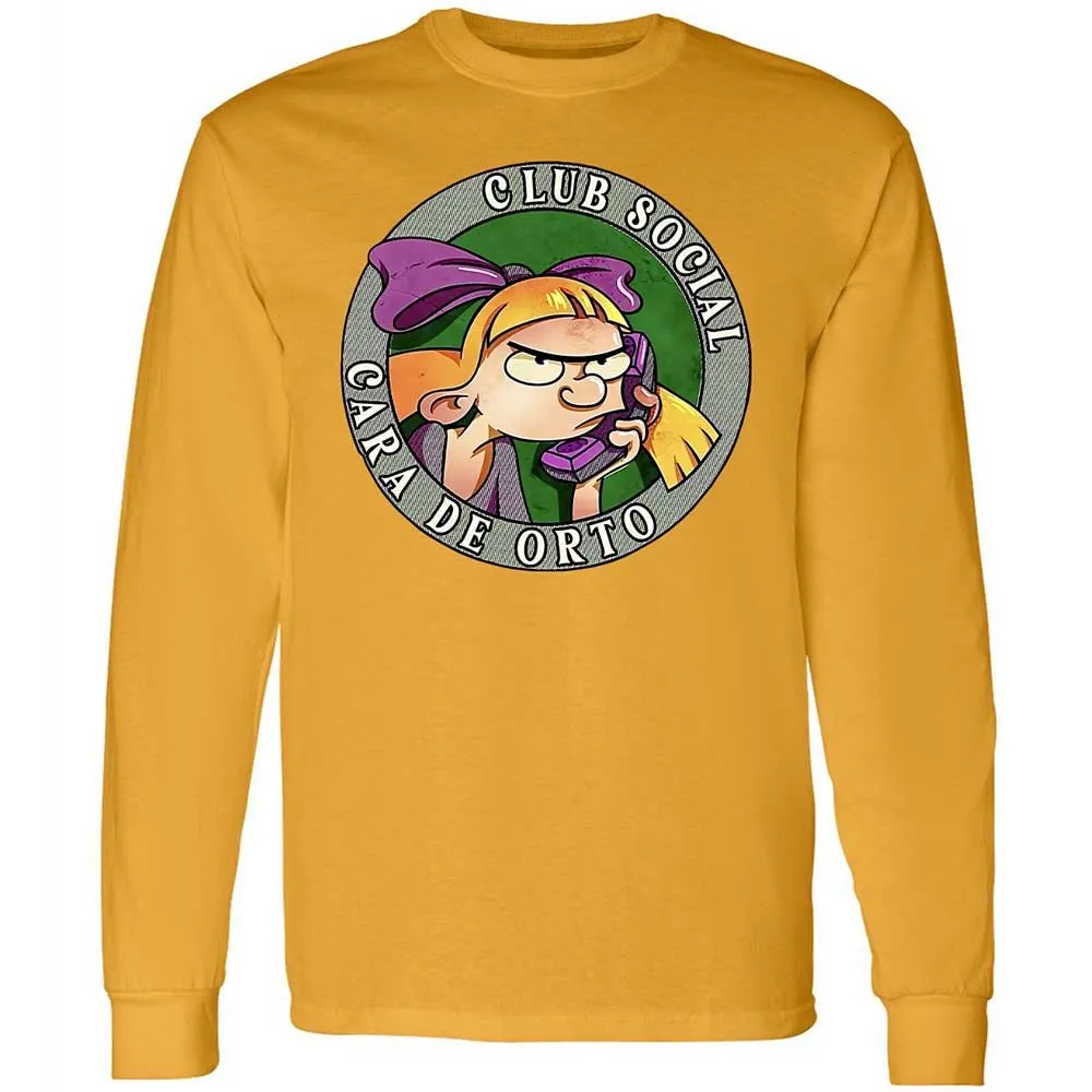 Long Sleeve T-Shirt - F1PJQCW7 - Gold - 10