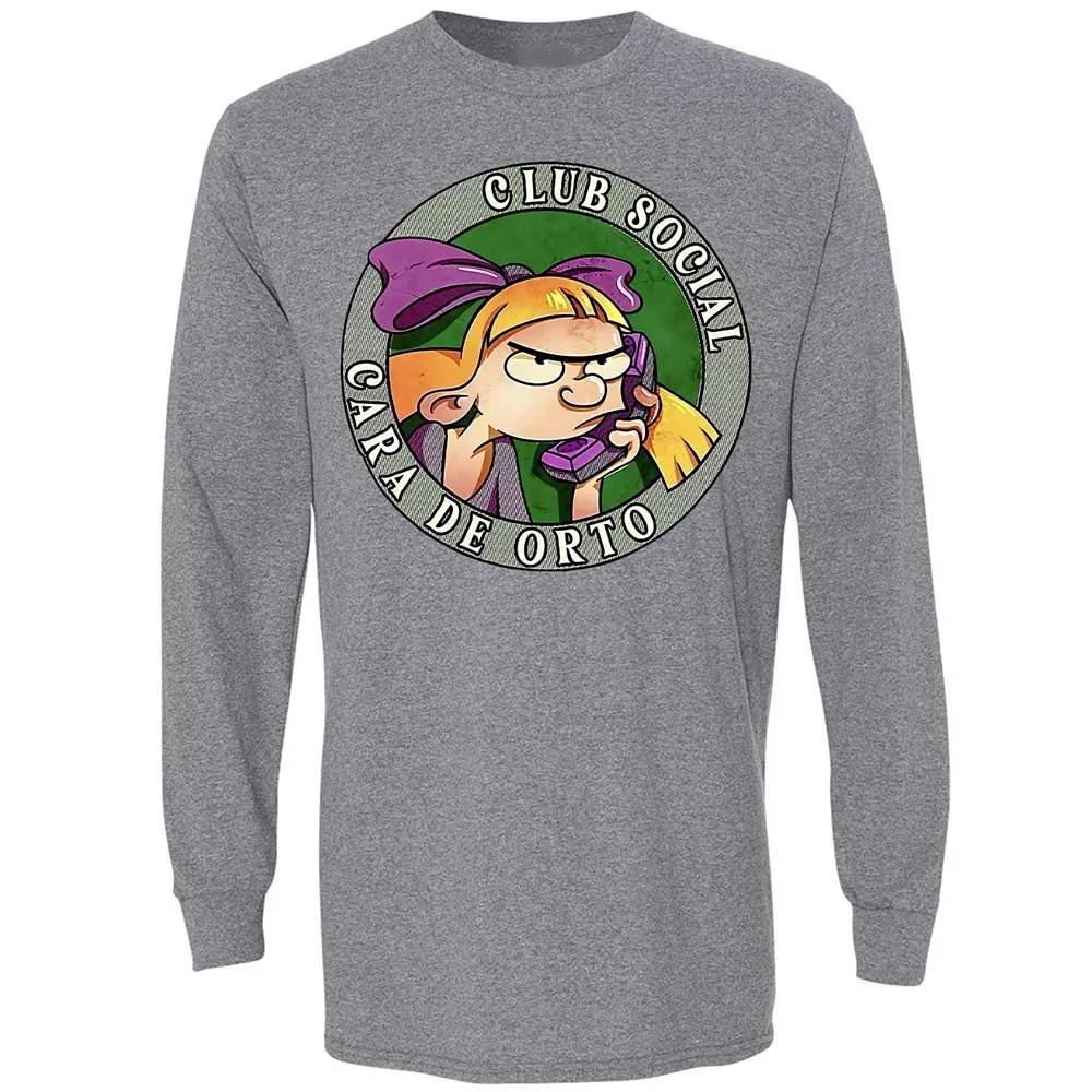 Long Sleeve T-Shirt - F1PJQCW7 - Graphite Heather - 18