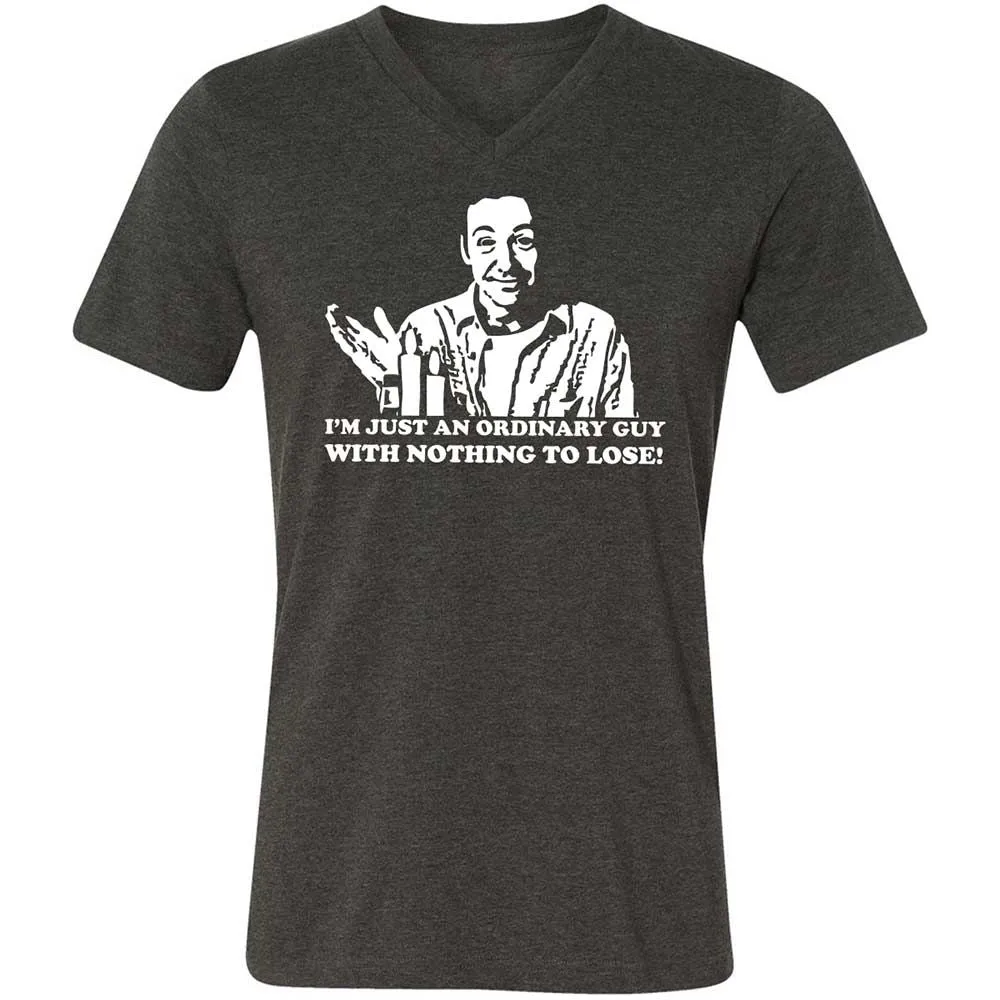 Unisex V-Neck T-Shirt - JMSZVSV4 - Dark Grey Heather - 9