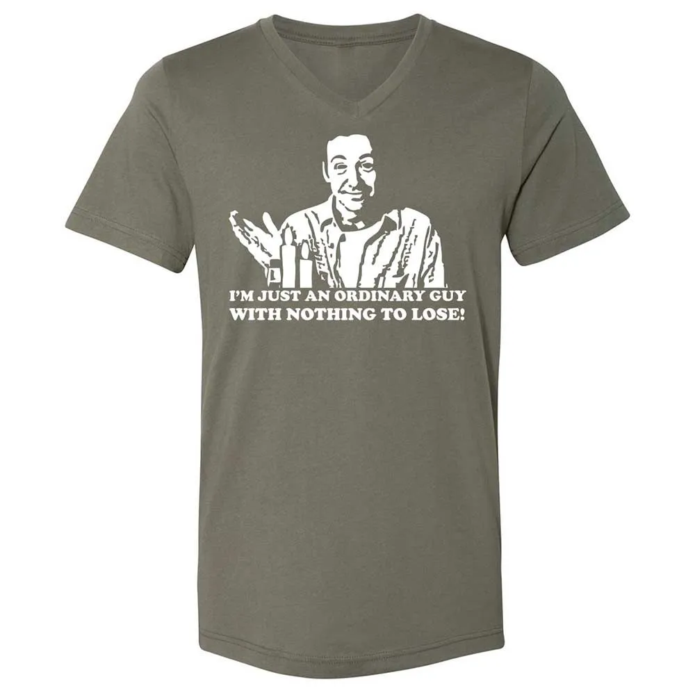 Unisex V-Neck T-Shirt - JMSZVSV4 - Military Green - 11