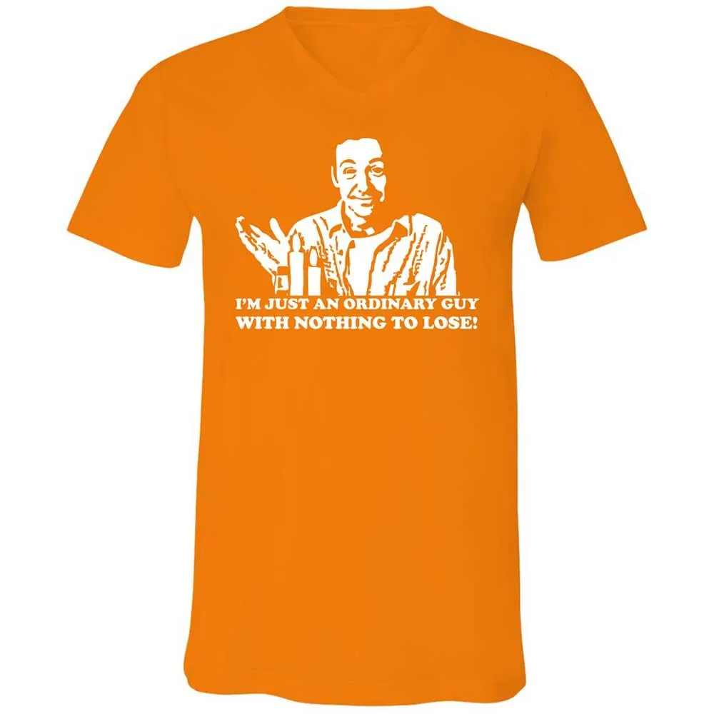 Unisex V-Neck T-Shirt - JMSZVSV4 - Orange - 12