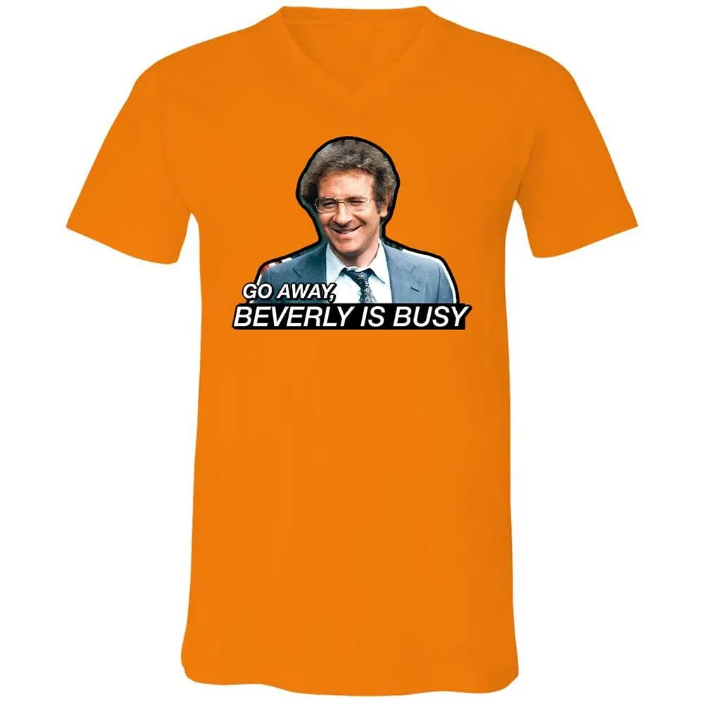 Unisex V-Neck T-Shirt - W77PZ8AL - Orange - 7