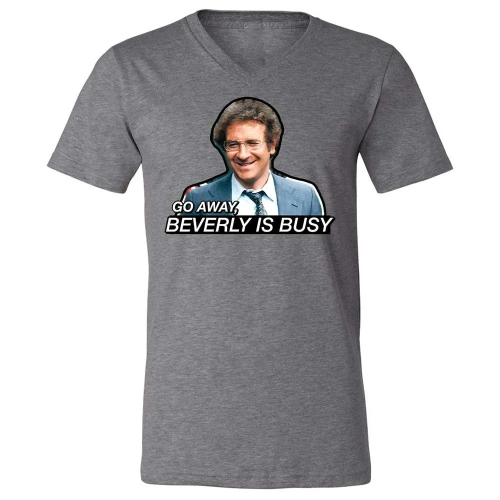 Unisex V-Neck T-Shirt - W77PZ8AL - Deep Heather - 9