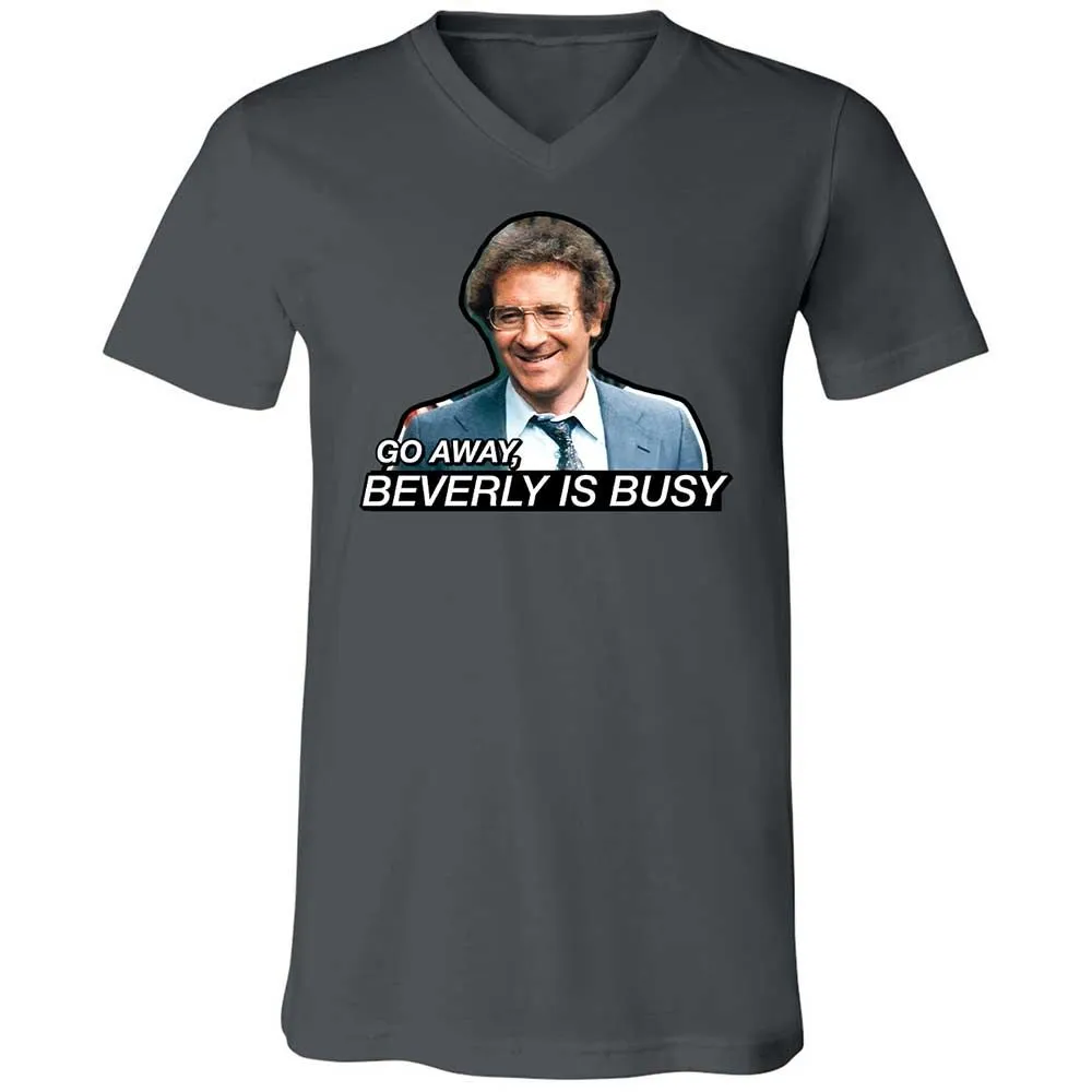Unisex V-Neck T-Shirt - W77PZ8AL - Asphalt - 16
