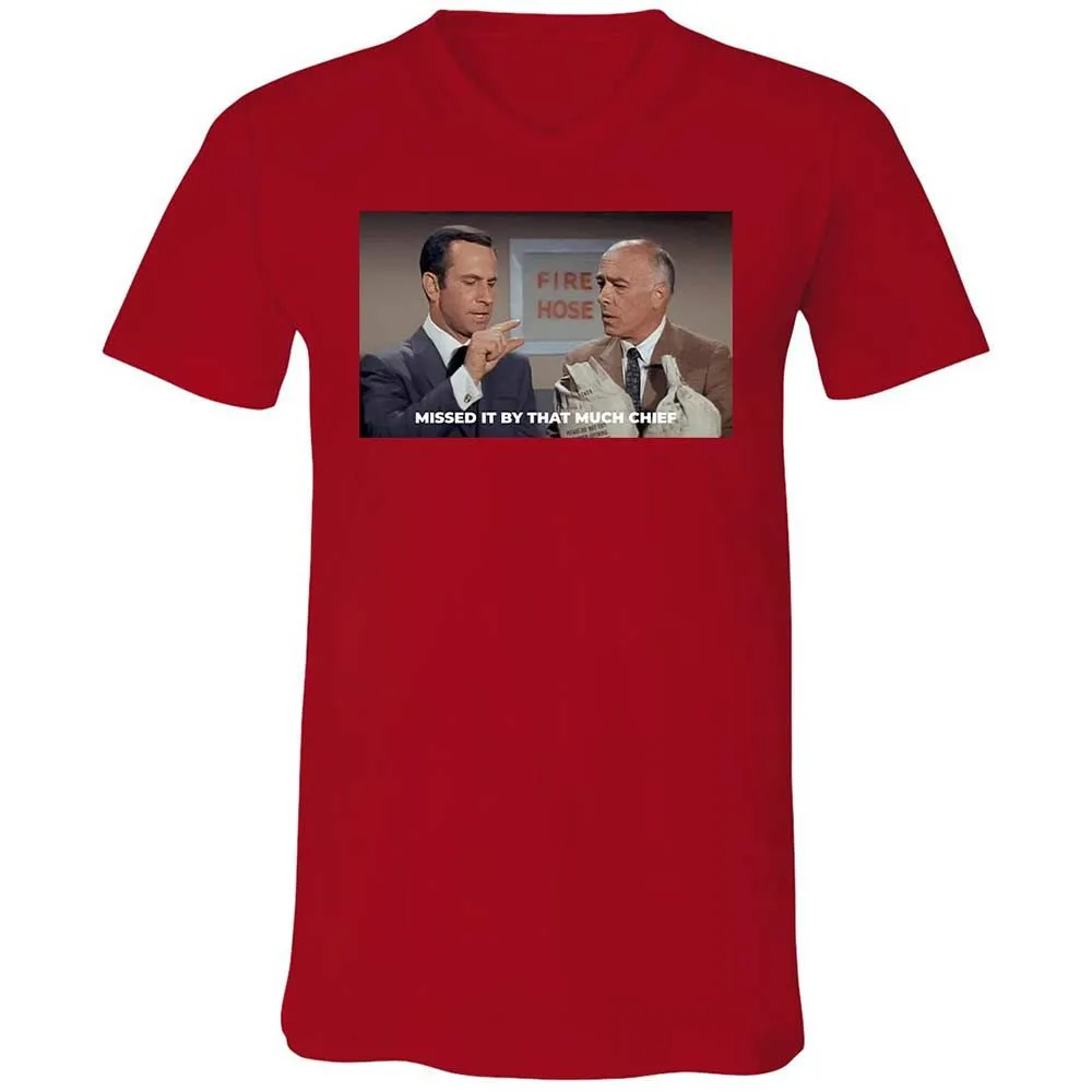 Unisex V-Neck T-Shirt - 5114RHL7 - Red - 5