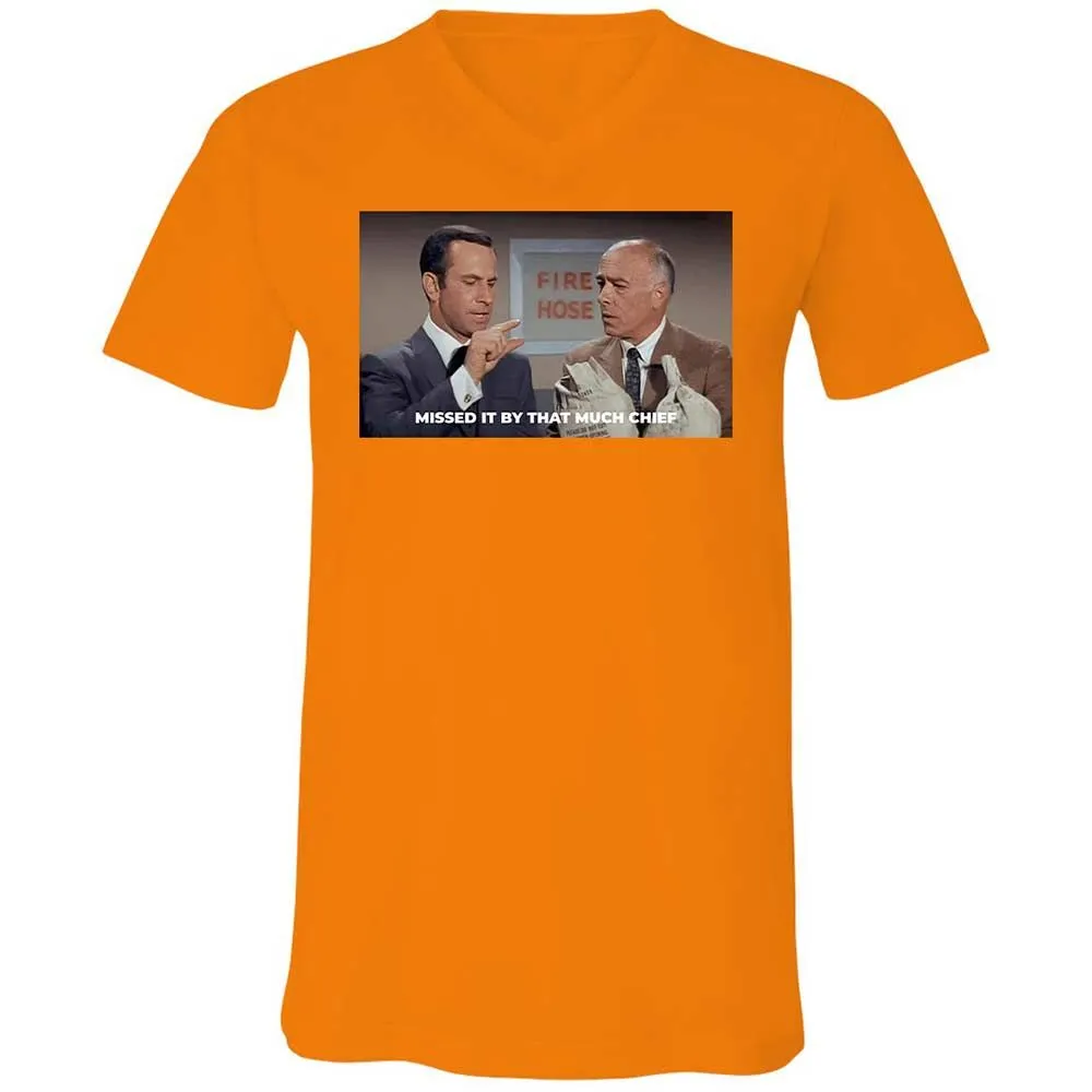 Unisex V-Neck T-Shirt - 5114RHL7 - Orange - 7