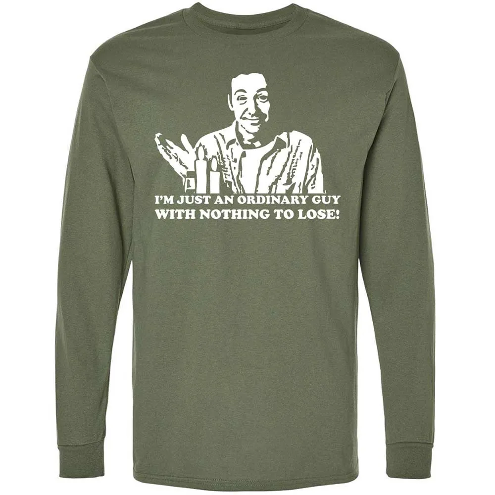 Long Sleeve T-Shirt - W7786DGC - Military Green - 9