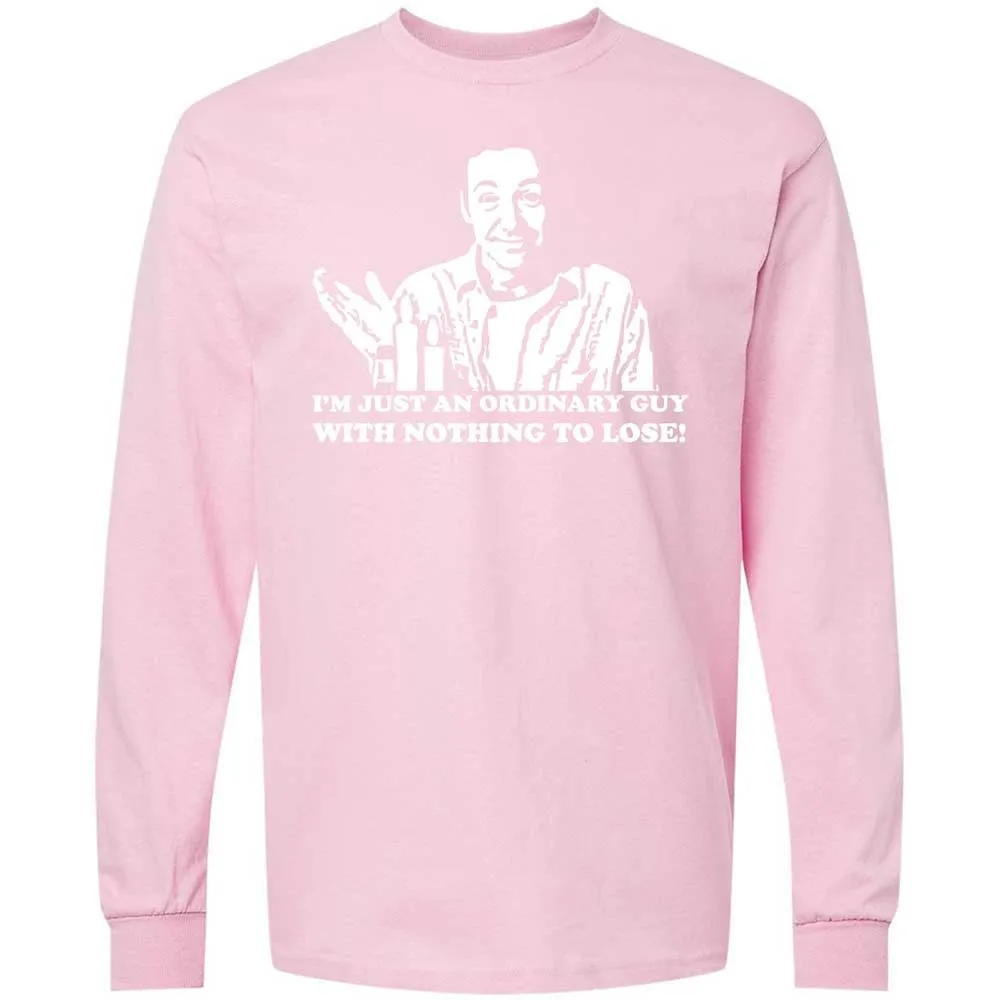 Long Sleeve T-Shirt - W7786DGC - Light Pink - 16