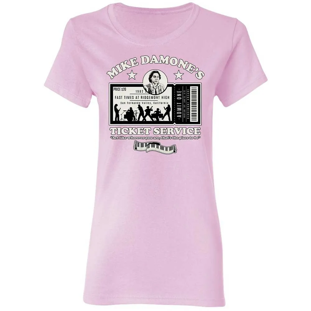 Damone's Ticket Service - Light Pink - 8