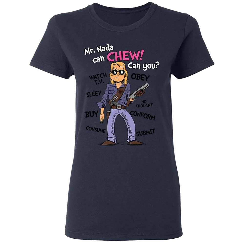 I have come here to chew bubblegum and kick ass - Navy - 14