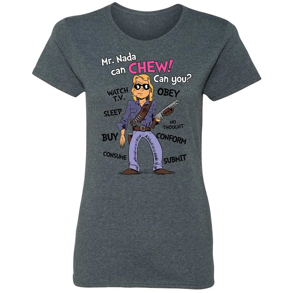 I have come here to chew bubblegum and kick ass - Dark Heather - 16