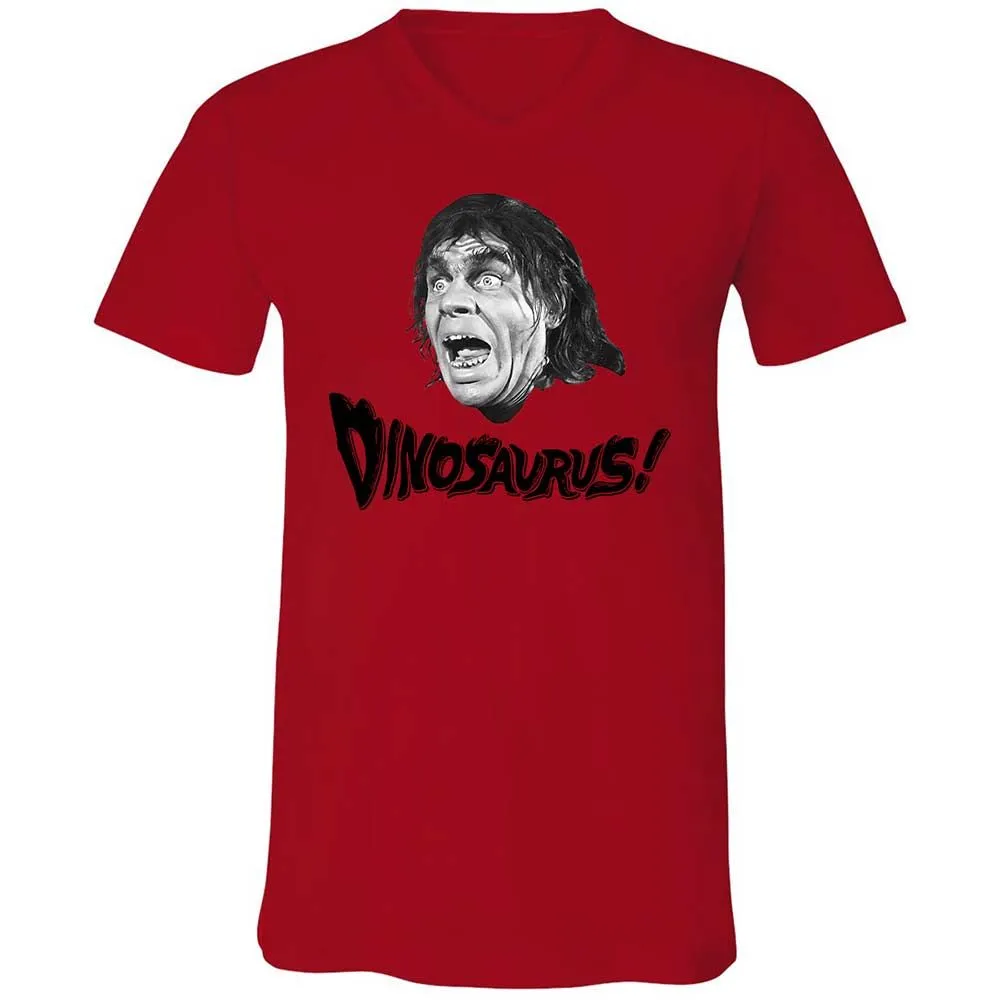 Unisex V-Neck T-Shirt - KTZ8SLQN - Red - 5