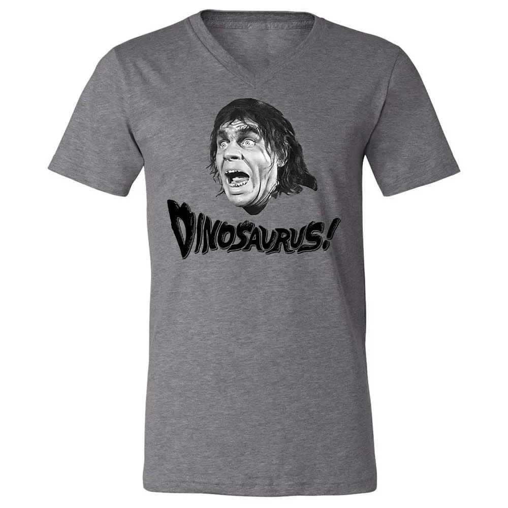 Unisex V-Neck T-Shirt - KTZ8SLQN - Deep Heather - 9