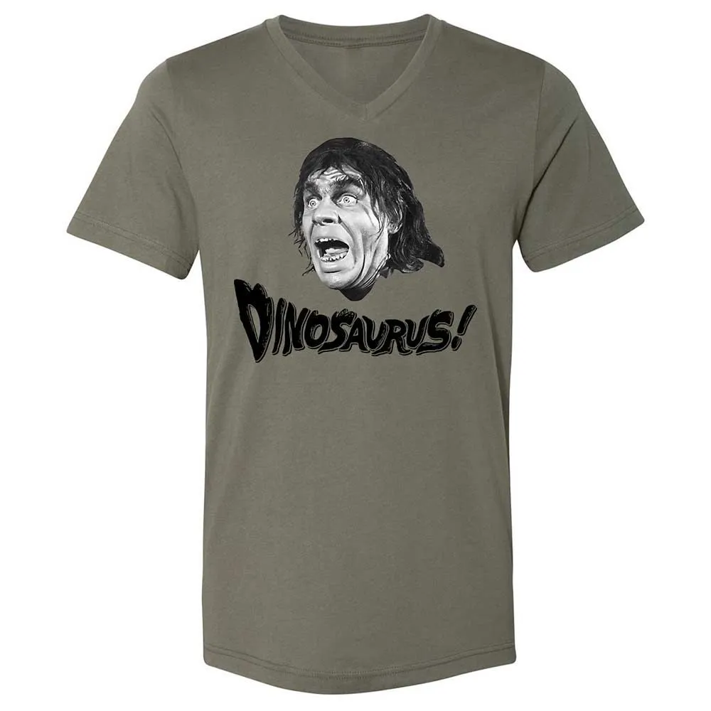 Unisex V-Neck T-Shirt - KTZ8SLQN - Military Green - 15