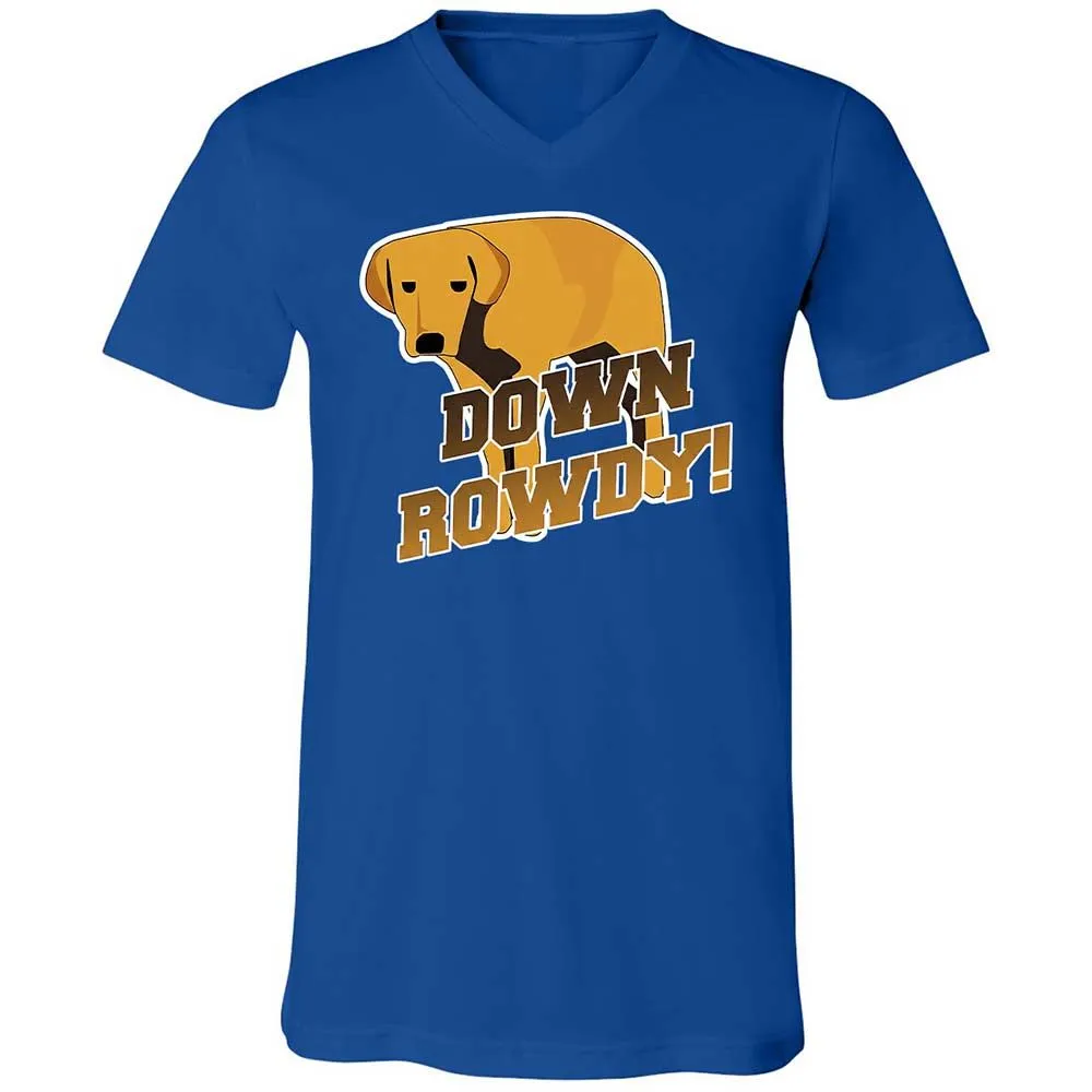 Unisex V-Neck T-Shirt - BSGLC7P7 - True Royal - 4