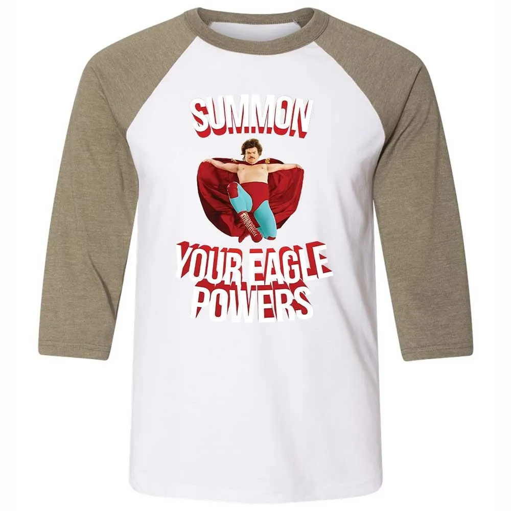 Unisex 3/4 Baseball Tee - KA9GXBJB - White/Heather Olive - 4