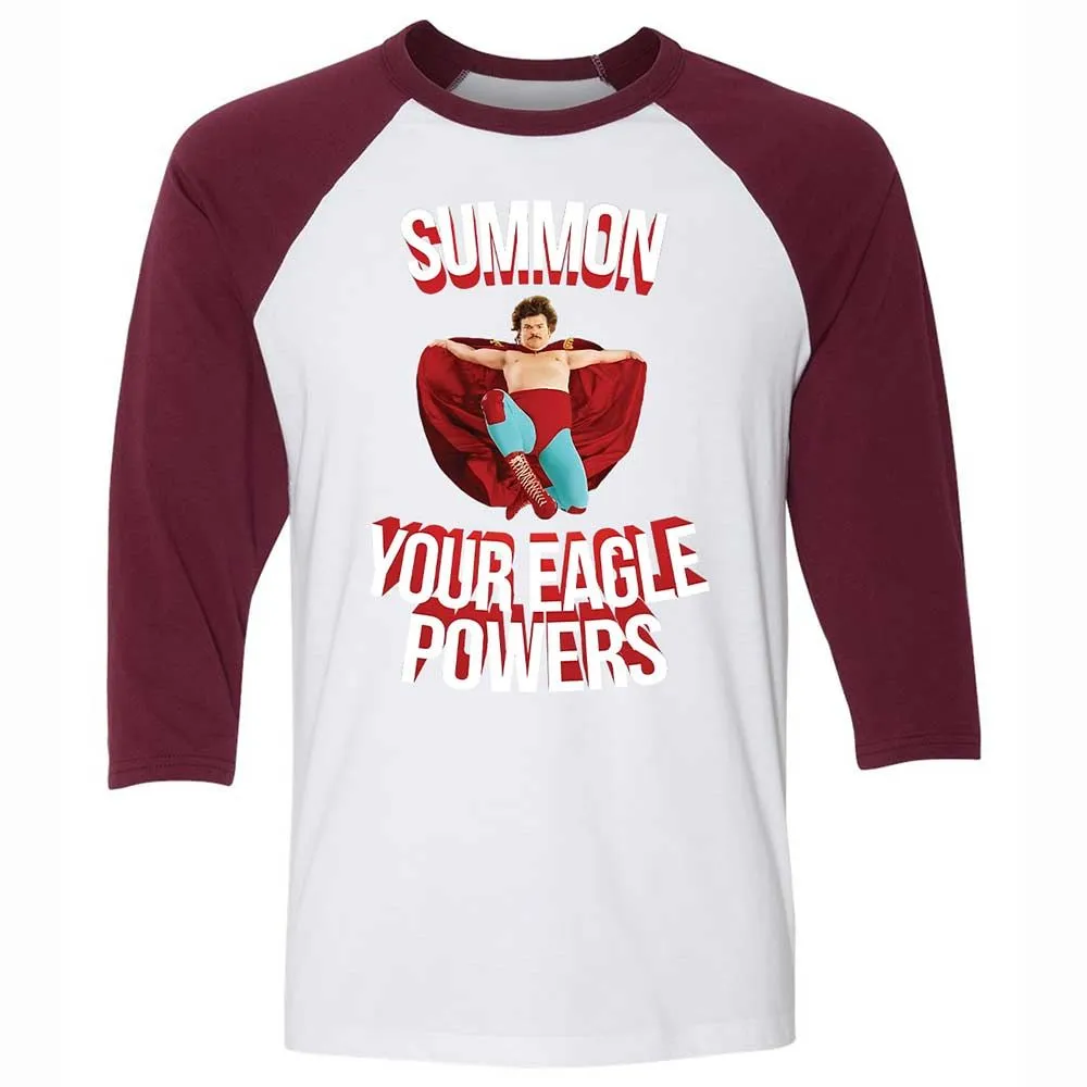 Unisex 3/4 Baseball Tee - KA9GXBJB - White/Maroon - 7