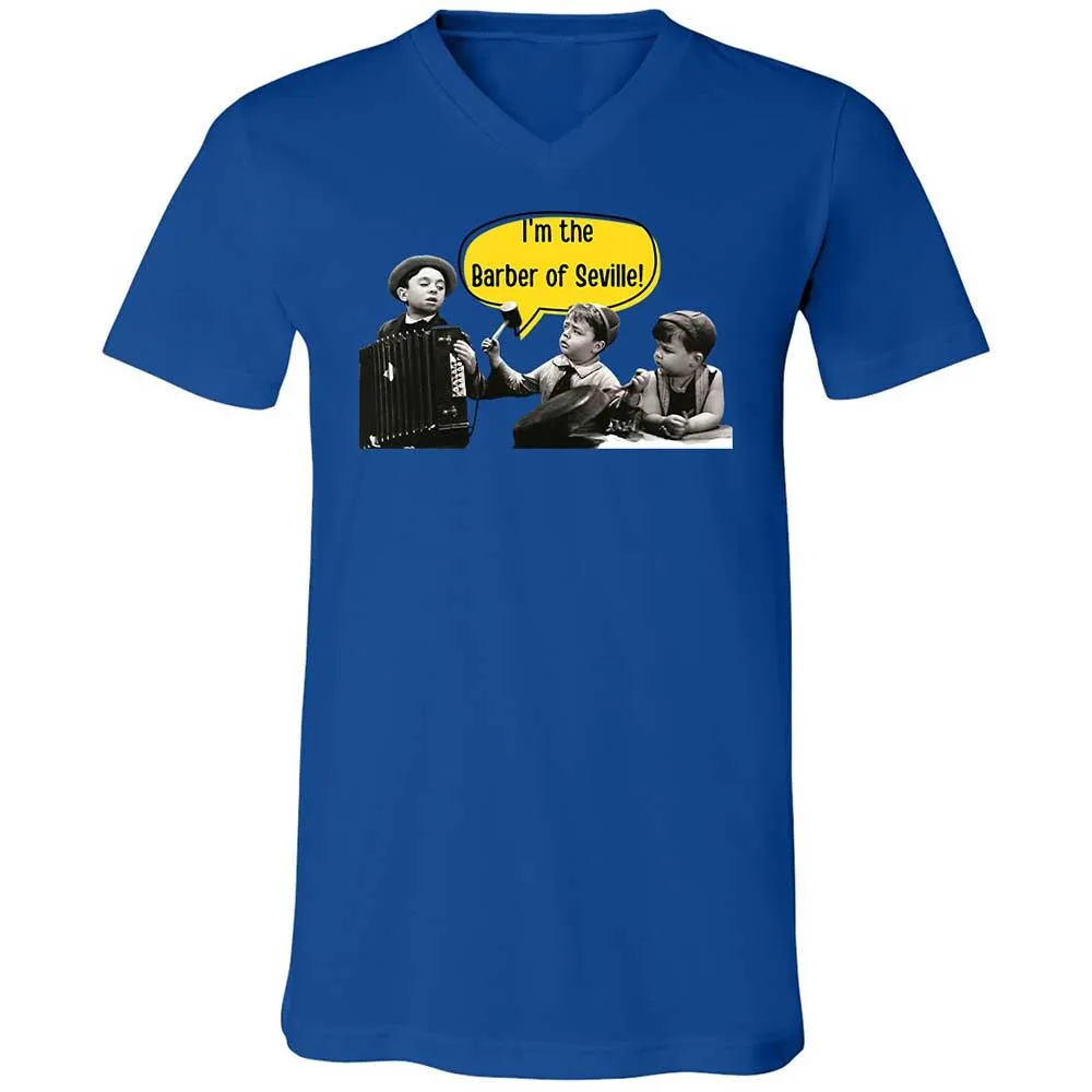 Unisex V-Neck T-Shirt - ANQYQH8G - True Royal - 3