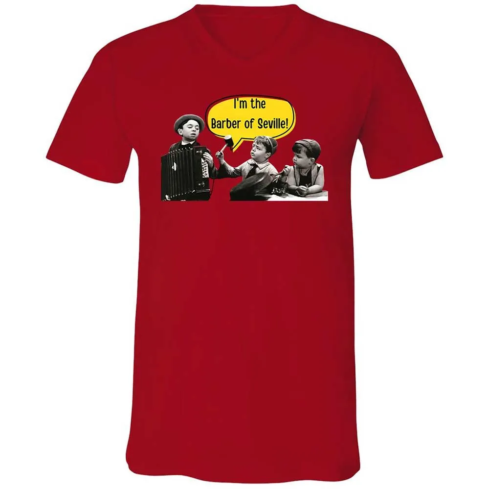 Unisex V-Neck T-Shirt - ANQYQH8G - Red - 5