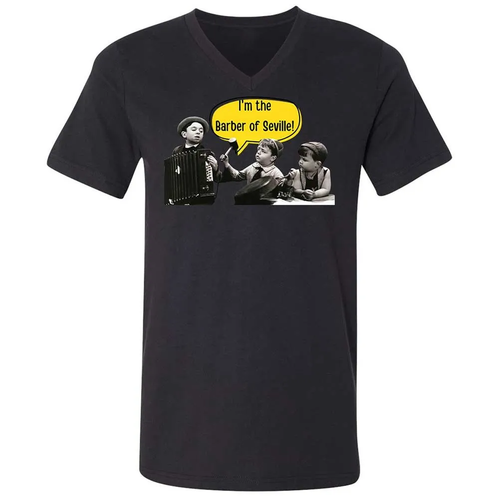 Unisex V-Neck T-Shirt - ANQYQH8G - Black - 11