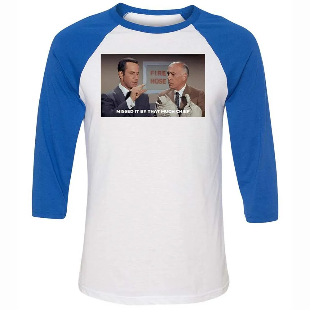 Unisex 3/4 Baseball Tee - VK228XGU - White/True Royal - 10