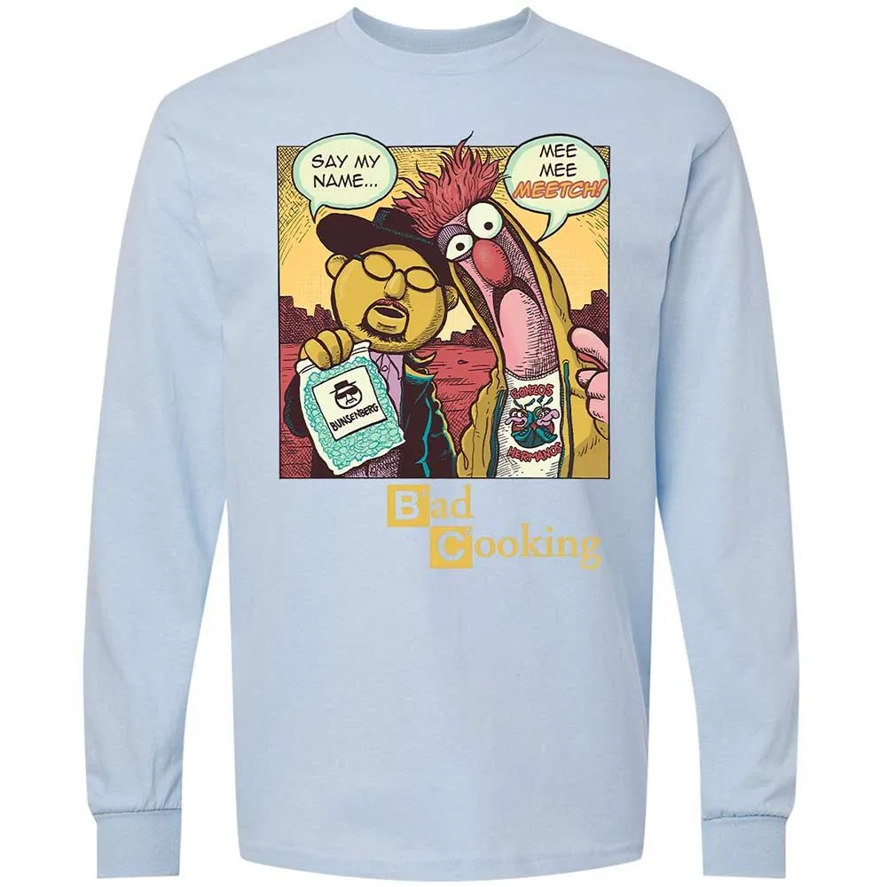 Long Sleeve T-Shirt - DKHZLXDK - Light Blue - 4