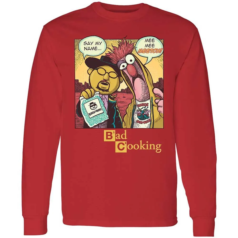 Long Sleeve T-Shirt - DKHZLXDK - Red - 8