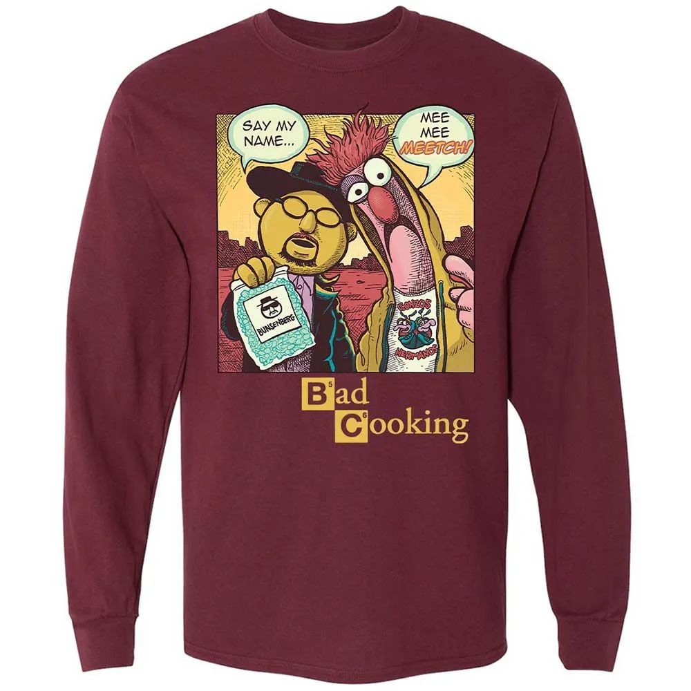 Long Sleeve T-Shirt - DKHZLXDK - Maroon - 16