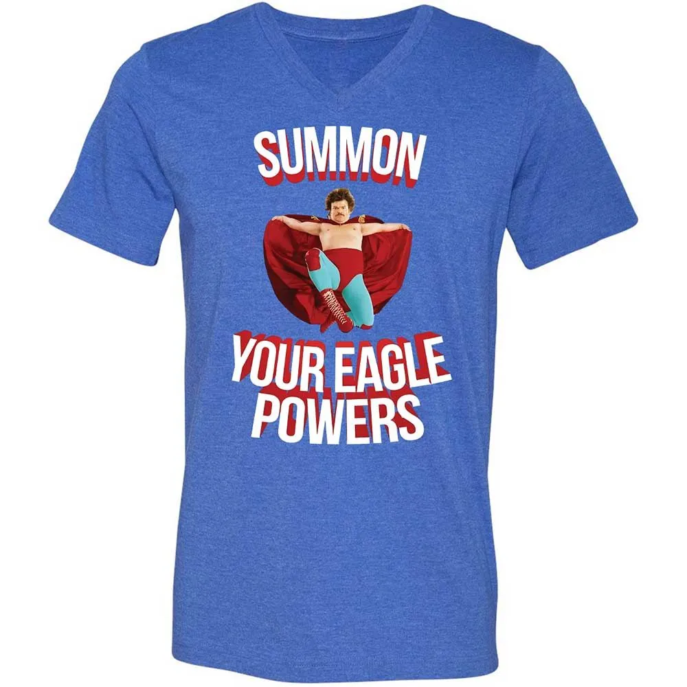 Unisex V-Neck T-Shirt - FCH52RGF - Heather True Royal - 5