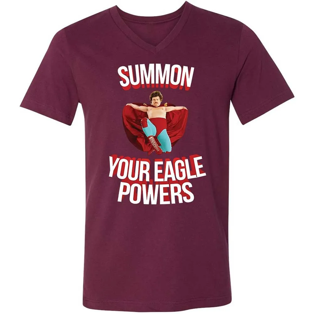 Unisex V-Neck T-Shirt - FCH52RGF - Maroon - 8