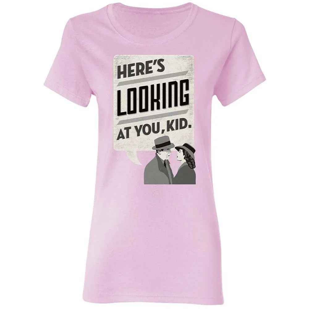 Here's Looking at You Kid - Light Pink - 8