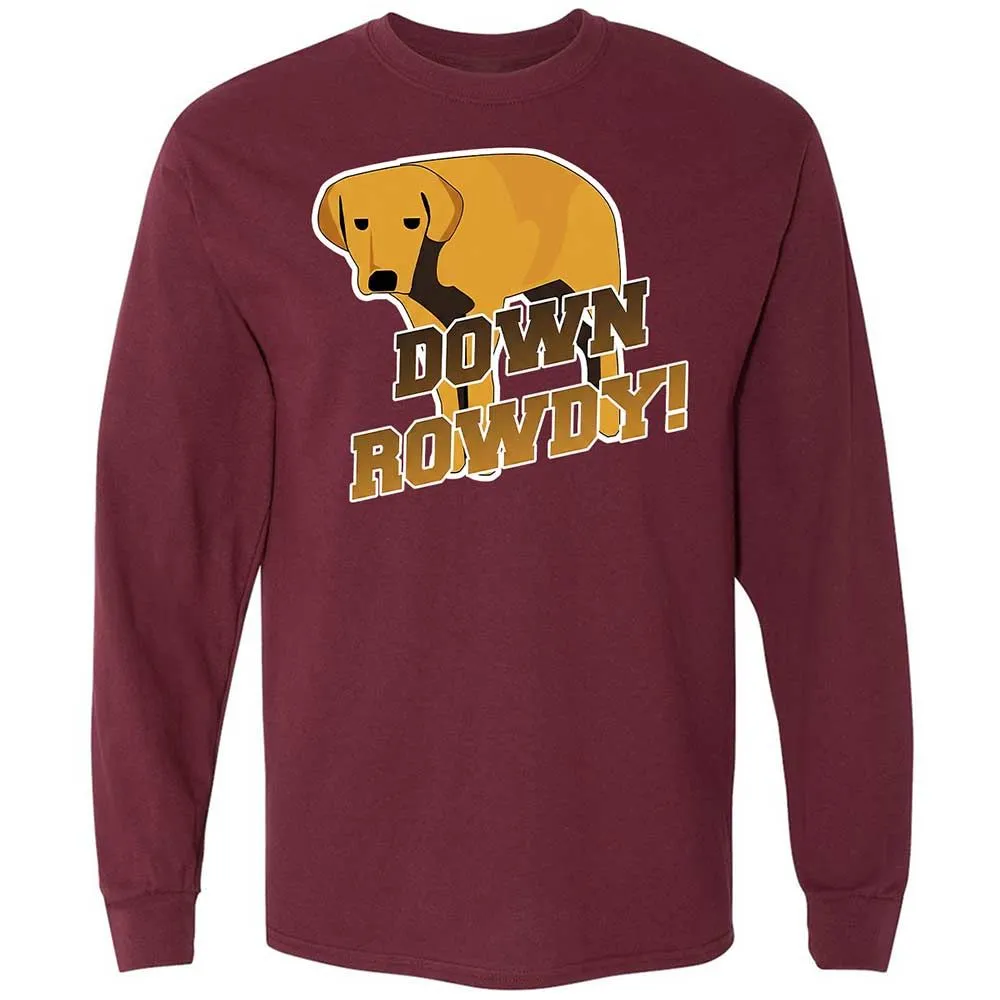 Long Sleeve T-Shirt - SD38CA9Q - Maroon - 6