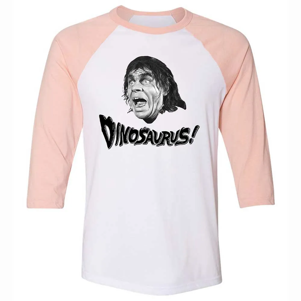 Unisex 3/4 Baseball Tee - 6BA3UPZT - White/Heather Peach - 5